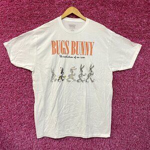Looney Tunes Bugs Bunny Evolution of an Icon Tshirt size Extra Large